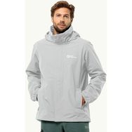 Jack Wolfskin 1111142-6709 Stormy Poınt 2L Açık Gri Erkek Ceket