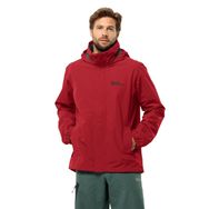 Jack Wolfskin 1111142 Stormy Point 2L JKT Kırmızı Erkek Mont