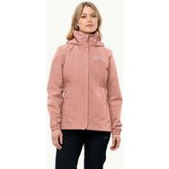 Jack Wolfskin 1111202-2919 Stormy Point 2L Pembe Kadın Ceket