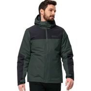 Jack Wolfskin 1114321_2193 Koyu Yeşil Jasper Ins Jkt M Outdoor Erkek Mont