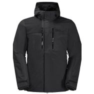 Jack Wolfskin 1115261-6000 Jasper 3in1 JKT Siyah Erkek Outdoor Montu