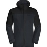 Jack Wolfskin 1115291 Siyah Glaabach 3İn1 JKT M Erkek Mont