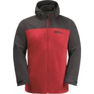 Jack Wolfskin 1115311-2206 Taubenberg 3In1 Jkt M Erkek Kırmızı Mont