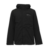 Jack Wolfskin 1115652-6000 Siyah Bergland 3in1 Erkek Mont