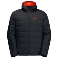 Jack Wolfskin 1207671-6350 Siyah Ather Down Hoody Erkek Mont