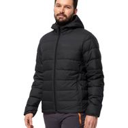 Jack Wolfskin 1207671_6000 Ather Down Hoody M Siyah Erkek Outdoor Mont