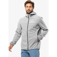 Jack Wolfskin 1306923-6709 Feldberg Hood Açık Gri Erkek Ceket