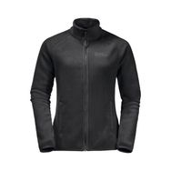 Jack Wolfskin 1703883-6000 Moonrise Fermuarlı Siyah Kadın Polar Ceket
