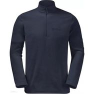 Jack Wolfskin 1709522-1010 TAUNUS HZ M Düz Lacivert Erkek Polar Sweatshirt