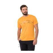 Jack Wolfskin 1807183_3087 PEAK GRAPHIC T M Bisiklet Yaka Turuncu Erkek T-shirt
