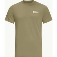 Jack Wolfskin 1808382TR-4511 Essentıal T M Yeşil Erkek T-shirt