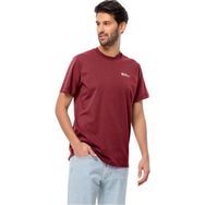 Jack Wolfskin 1808382TR Essential T Bordo Erkek T-shirt