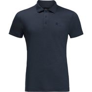 Jack Wolfskin 1809721TR Travel Lacivert Polo Erkek T-shirt