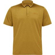 Jack Wolfskin 1809801 Sarı Delgami M Erkek Polo T-Shirt