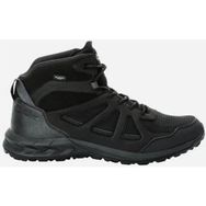 Jack Wolfskin 4051261-6000 Woodland 2 Texapore Mid M Siyah Erkek Outdoor Bot