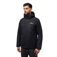 Jack Wolfskin A61858-6000 Jasper 3ın1 Jkt M Black Outdoor Erkek Ceket
