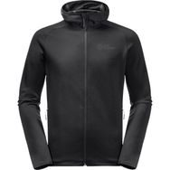Jack Wolfskin Baiselberg Hooded Fz Erkek Polar Üst Siyah Sweatshirt