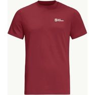 Jack Wolfskin Essential M Bordo Erkek T-shirt