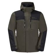 Jack Wolfskin Jasper 3İN1 Cold Coffee Erkek Su Geçirmez Outdoor Mont