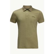 Jack Wolfskin Travel Polo M Kahverengi Erkek T-shirt