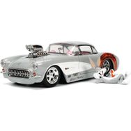 Jada 253255041 Bugs Bunny Figür Ve 1957 Chevrolet Corvette Araç 1:24