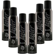 Jagler Black 6x150 ml Erkek Sprey Deodorant