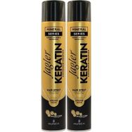 Jagler Keratin Strong Hold-Minarelli Ekstra Sert Keratinli 2x400 ml Saç Spreyi