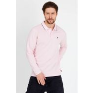 JAHR MARC Uzun Kollu Pembe Polo Yaka Erkek T-Shirt