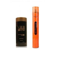 Jaja 50 gr Siyah Dolgunlaştırıcı Saç Fiberi + Morfose 400 ml Turuncu Saç Spreyi