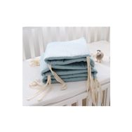 Jaju Baby Mavi 80x130 cm Waffle Pike Kumaş Montessori ve Beşik Koruyucu