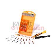 Jakemy JM-8111 33 Parça Hassas Onarım Tornavida Seti