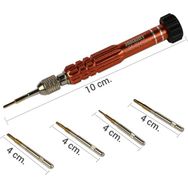 Jakemy JM-8140 Aliminyum alaşım 6 Parça Tornavida Set