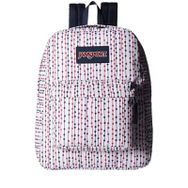 Jansport Superbreak Beyaz Renkli Noktalı Sırt Çantası