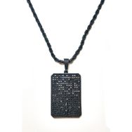 Janti JKMA19042 Zirkon Taşlı Çelik Tablet Kolye