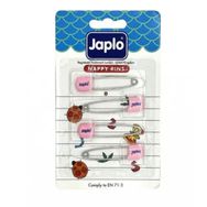 Japlo Emniyetli Çengelli Pembe 4'lü Bebek İğnesi