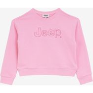 Jeep Baskılı Kız Çocuk Pembe Sweatshırt J4WG-SWT7571 - 11 - 12 Yaş