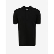 Jeep C4SM-TST4528 Siyah Polo Yaka Relaxed Nakışlı Polo Erkek T-shirt