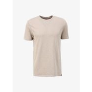 Jeep C4SM-TST4600 Bej Erkek Bisiklet Yaka Relaxed Baskılı T-Shirt