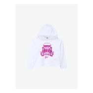 Jeep J4SG-SWT01 Ekru Kapüşonlu Relaxed Baskılı Kız Çocuk Sweatshirt