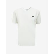 Jeep J4SM-TST7245 Kırık Beyaz Bisiklet Yaka Basic Baskılı Erkek T-shirt