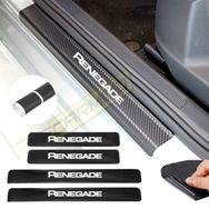Jeep Renegade 4 Adet Karbon Kapı Eşiği Sticker