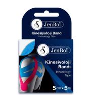 Jenbol 5 cm 5 mt Mavi Kinesiology Tape Ağrı Bandı