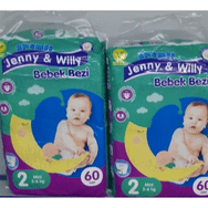 Jenny & Willy No:2 Mini 120 Adet Bebek Bezi