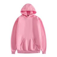JHDESSLY Hoodies Uzun Kollu Katı Pembe Unisex Sweatshirt