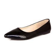 JIEEME Z123S Siyah Sivri Burunlu Slip On Günlük Ayakkabı