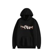 Jilijia Haikyuu Voleybol Uzun Kollu Kapüşonlu Siyah Kadın Sweatshirt