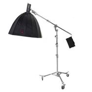 Jinbei M-6 2 in 1 Profesyonel Fonksiyonel Krom Işık Standı