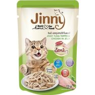 Jinny 70 gr Jöle İçinde Ton ve Tavuk Etli Kedi Konserve Mama