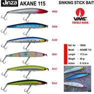 Jinza A391 Akane 115 mm 20 gr Maket Balık