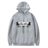 Jiumaocleu My Hero Academia Himiko Toga/Bakugou Katsuki 3D Baskı Gri Renk Unisex Sweatshirt